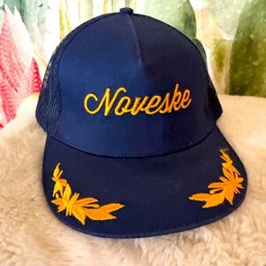 Men’s Noveske Blue & Gold Embroidered SnapBack Hat 🌵 Adjustable